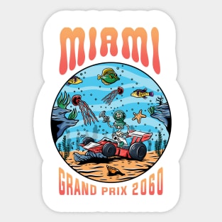 Miami Grand Prix 2060 Sticker